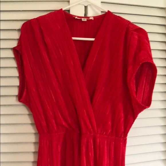 Anthropology red jumpsuit - Picture 2 of 5